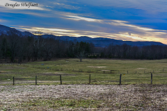 Cades Cove Winter Sundown