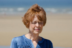 Marcy at Utah Beach, Normandy