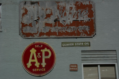 Wall sign on "No Name Deli and Restaurant"